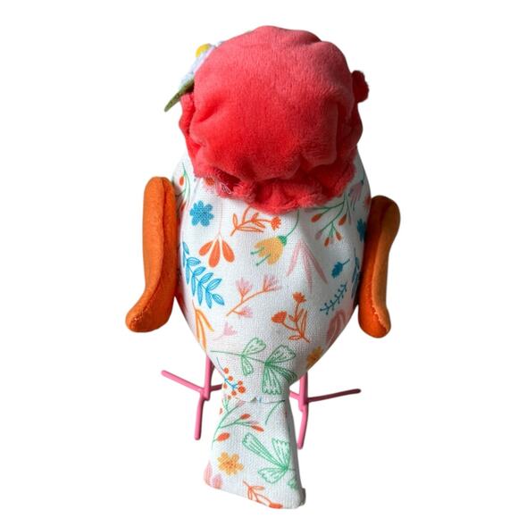 2023 Way to Celebrate Mr & Mrs Spring Easter FABRIC BIRDS Tabletop 7” Decor - Picture 5 of 12